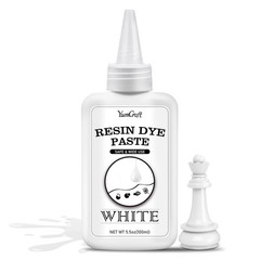 White Epoxy Resin Pigment Paste 4.5oz Concentrated Solid Color Dye for Art