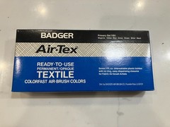 Badger Ready to Use Air-Opaque Primary Set 1101 Colorfast Air Brush Colors