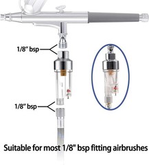 Protect Your Airbrush with This In-Line Moisture Trap and Mini Filter 1/8″