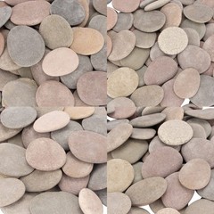 About 100 Pcs Painting Rocks, 2.2″-3.5″, Flat, Smooth – River, Craft, DIY Sto…