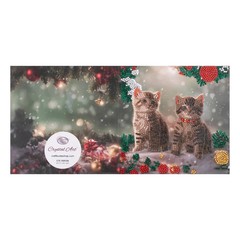 CraftBuddyUS CCK-XM144: “Christmas Kittens” Crystal Art Card 18x18cm
