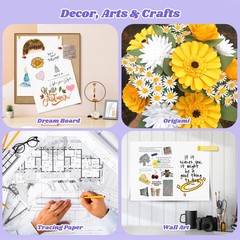 Drawing Paper, 9″x12″ Craft Art Paper, 65 Sheets Loose Drawing Paper Bulk