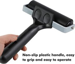 4-Inch Rubber Brayer Roller Tool for Printmaking Painting Print Ink and Stamping
