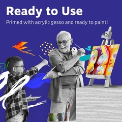 Canvases for Painting 12 Packs – 8 x 10” Blank Canvas 100% Cotton Painting Ca…