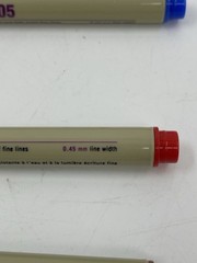 Pigma Micron 05 .45mm & Brush (Yellow) Red Blue Green Purple Brown Lot of 6 Pens