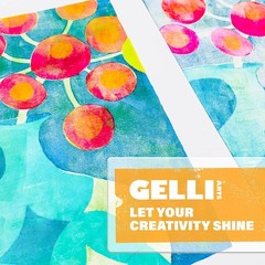Gelli Arts Gel Printing Plate – 9″ X 12″ Gel Plate, Reusable Gel Printing Pla…