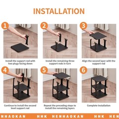 5 Tiers Vertical Shoe Rack, Narrow Free Standing Shoe Storage Organizer for E…