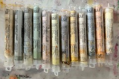 Lot of 51 Oil Paint Sticks 12 R&F pigment 39 Shiva Oil Paintstiks Gamvar Varnish