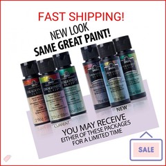 FolkArt Acrylic Multi-Surface Dragonfly Glaze Multi-Surface Paint (2 oz), 44384,