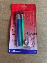 Arts + Crafts Artist Paint Brushes Empire Sargent Crayola Primary Lot Vintage