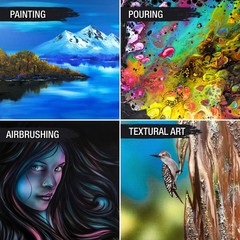 9″ x 12″ Gallery Depth 1-1/2″ Profile Stretched Canvas 4-Pack – Gesso Primed