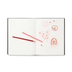 108pg Blank Hardbound Sketchbook 8.5″x11″ Black – Mondo Llama