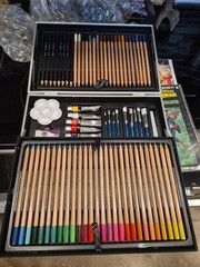 Large SIMPLY Colored Pencil / Paint Set With Case