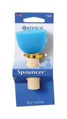 Plaid 1535 FolkArt Blue Foam Applicators 1-3/4 W in. with Handle (Pack of 6)