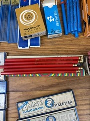 Vintage Drafting Drawing Leads Lot – Dietzgen, Staedtler, Eagle, Castell Erasers