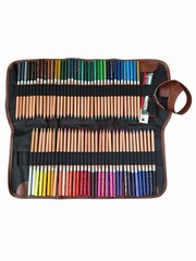 JNW Direct Set of Watercolor Pencils 72 Pack Vibrant & Smooth Accessories Case