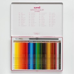 Mitsubishi Watercolor Pencil 36 Colors set UWC36C Uni water colored