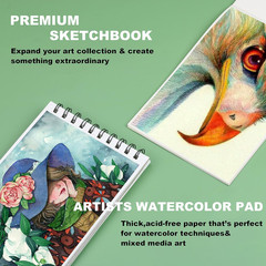 76 Drawing Sketching Kit Set – Pro Art Supplies with Sketchbook & Watercolor Pap
