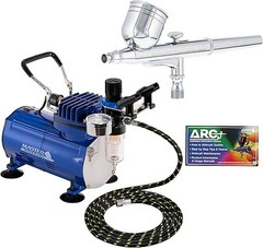 Master Airbrush Multi-Purpose Gravity Feed Kit with Compressor