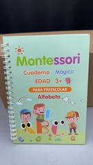 4 Spanish Magic Grooved Writing Practice for Kids , Reusable Grooved Handwriting