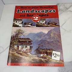 Lot Of 21 Vtg Walter T Foster Art Instruction Books Landscape Seascape Mountains