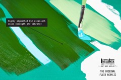 Phthalocyanine Green Blue Shade 2 Oz Soft Body Acrylic Paint Pure Pigments