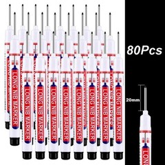 10 Pcs Long Head Deep Hole Marker – Long Nib Marker, Multi-Purpose Deep Hole