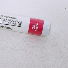 35531 Sharpie Oil-Based Paint Marker, White Ink, Extra Fine Tip, Pack of 1 EA
