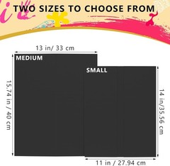 3 Pack Black Tri Fold Presentation Board 21×14 Poster Display Science Fair