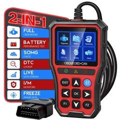 OBD2 Scanner Diagnostic Tool,Car Code Reader with Battery Tester, Check Engin…