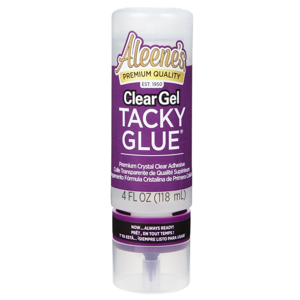 Aleene’s Clear Gel Tacky Glue for Crafts in Always Ready Bottle, Nontoxic,