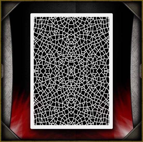 Leaf Pattern 2 Airbrush Stencil Template Airsick