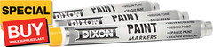 Paint Markers, Medium Tip, Box of 12, Yellow (80223)