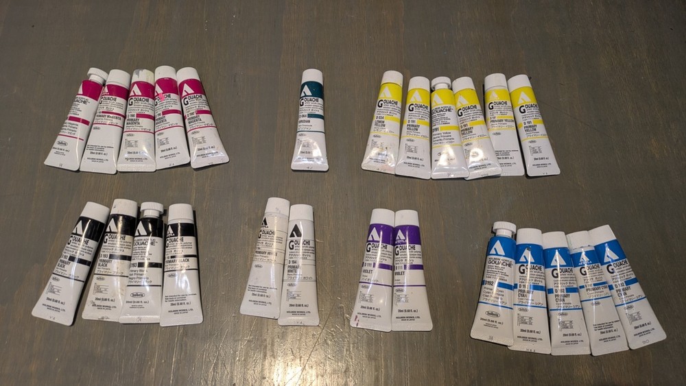 Assorted BRAND NEW Holbein Acryla Gouache