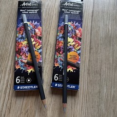 Staedtler Mars Lumograph Colour Aquarell Pencils Artist Grey 12 Pack