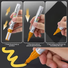 Car Paint Scratch Repair Pen Waterproof Auto Touch Up Remover Tire Marker Silver
