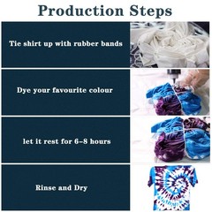 WINSONS Tie Dye Kit 20 Colors Permanent Fabric Art 80 Projects, 20