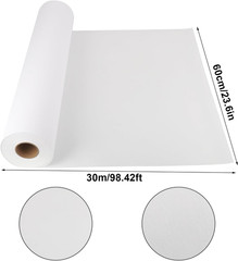 24 Inch Polyester Artist Canvas Roll – 240GSM Waterproof Canvas Paper for Inkjet