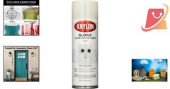 Glow-in-The-Dark Paint White 6oz Aerosol for InteriorExterior High Visibility