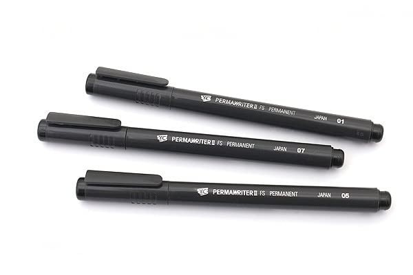 Yasutomo Japanese Origami Paper Plastic Black 8 Inch Set of 3 medium Functional
