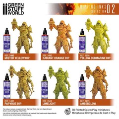 Green Stuff World Paint Set 11694 – Dipping Ink Contrast Paint Collection 02