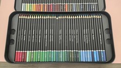 Cool Bank Model 160 Watercolor Pencils 160-Color Tin Set, Rich Vibrant
