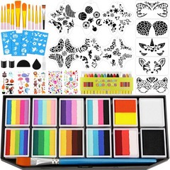 Face Painting Kit Professional for Adults,12 x 10g Split Cake Paint A