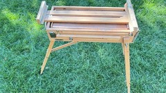 Mabef Italian Made French Style Field Easel Paint Box w/ Estate Provenance