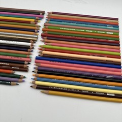 PRISMACOLOR Premier Pencils Lot Of 53, 11 New, 42 Used ~Short Is 6”. longest 7”
