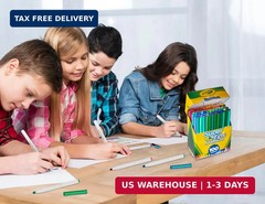 Crayola Super Tips Marker Set (100ct), Fine Point Washable Markers, Drawing Mark