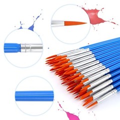 60 Pcs Fine Detail Paint Brushes Bulk for Nail Art Face Painting DIY Crafts
