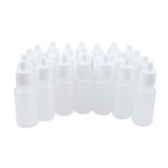 Huge Miniatures Dropper Bottles for Model Paint 17ml Clear – 25 Pieces