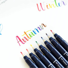 Tombow Fudenosuke Brush Pens Collection