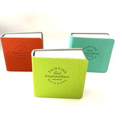3pcs Mini Art Paper Pad Notebook – Oil Pastel Watercolour Pencil Ink Design #4/4